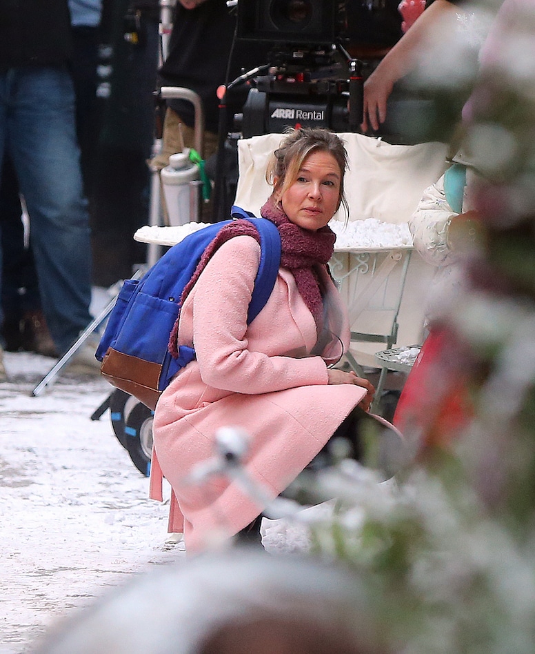 Renee Zellweger, Set of Bridget Jones 4