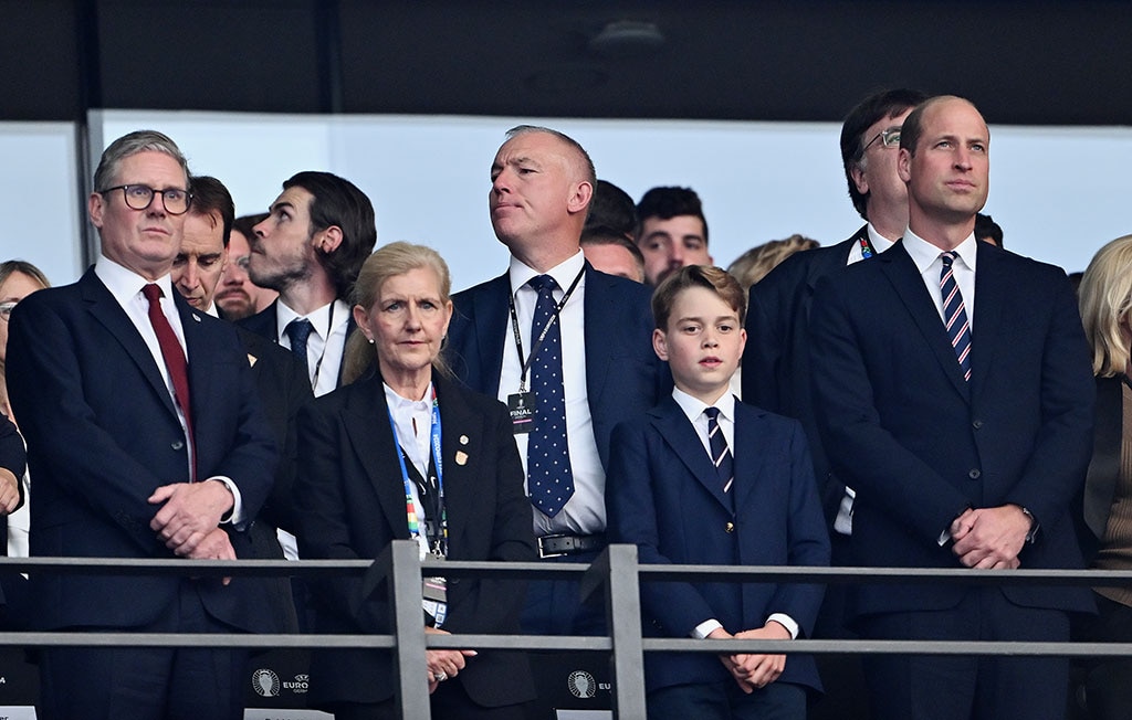 El príncipe William y el príncipe George celebran el día del padre y el hijo en la final de la Eurocopa 2024