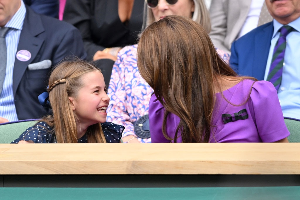 Kate Middleton และ Princess Charlotte ที่ Wimbledon ระหว่างการออกนอกบ้านที่หายาก