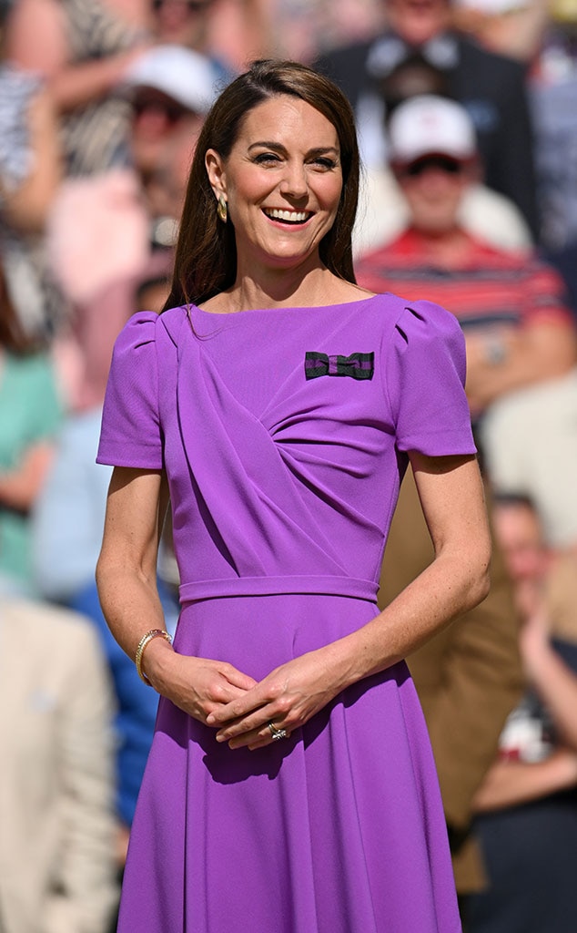 Kate Middleton y la princesa Charlotte en Wimbledon durante una rara salida