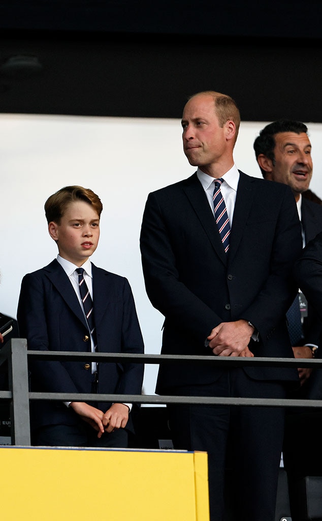 Príncipe William e Príncipe George comemoram o Dia dos Pais e Filhos na final do Euro 2024