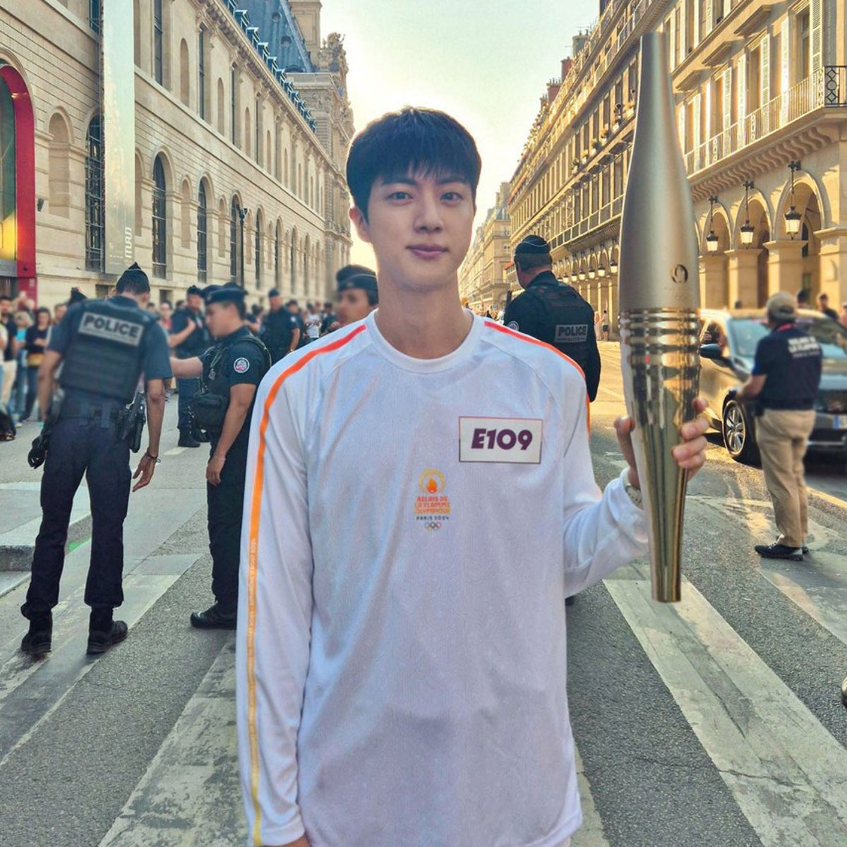 BTS, Jin, Olympic Torch Relay