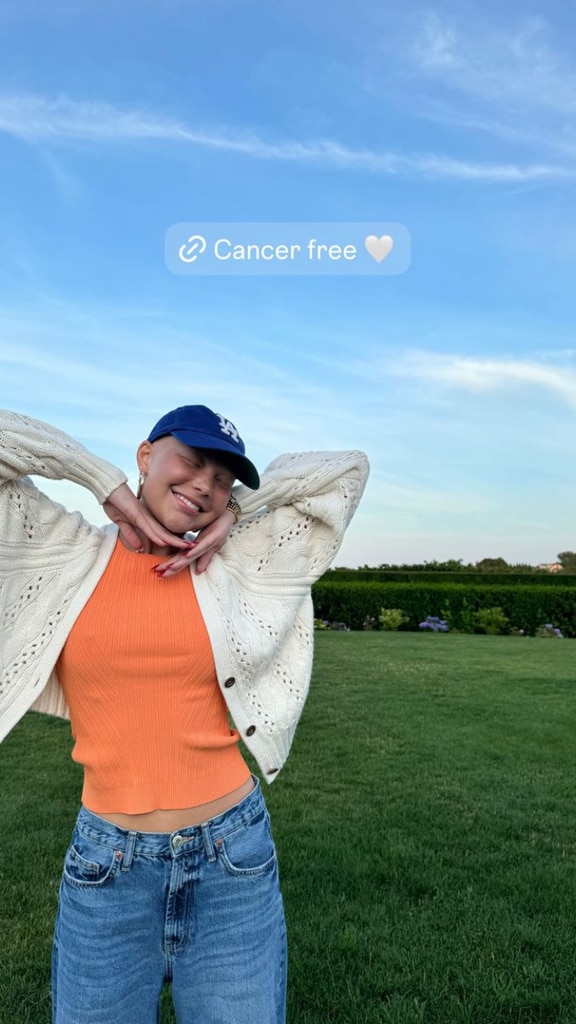 Isabella Strahan celebra estar oficialmente libre de cáncer