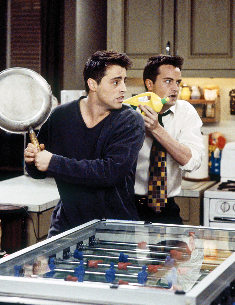 Matt LeBlanc, Matthew Perry, Friends, 1996, The One After the Superbowl