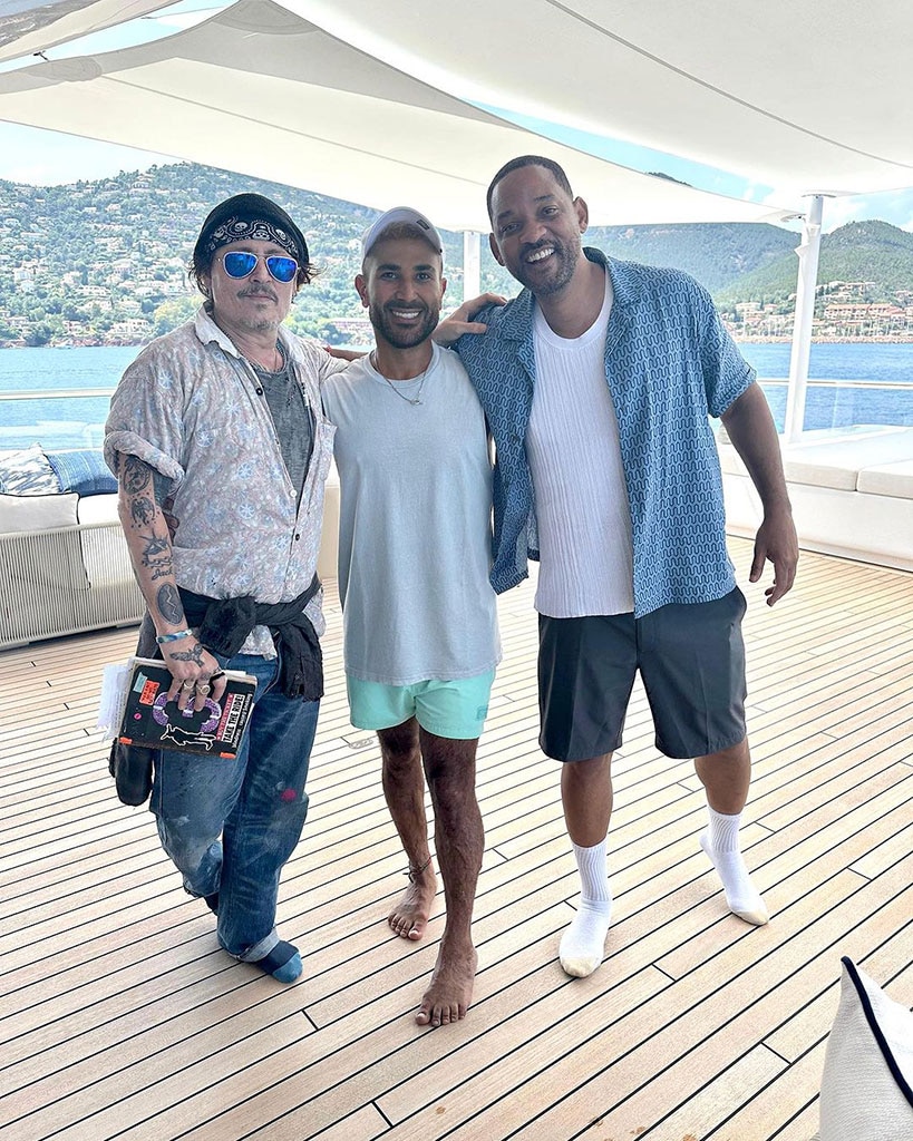 Will Smith and Johnny Depp Seen on Yacht Trip Together