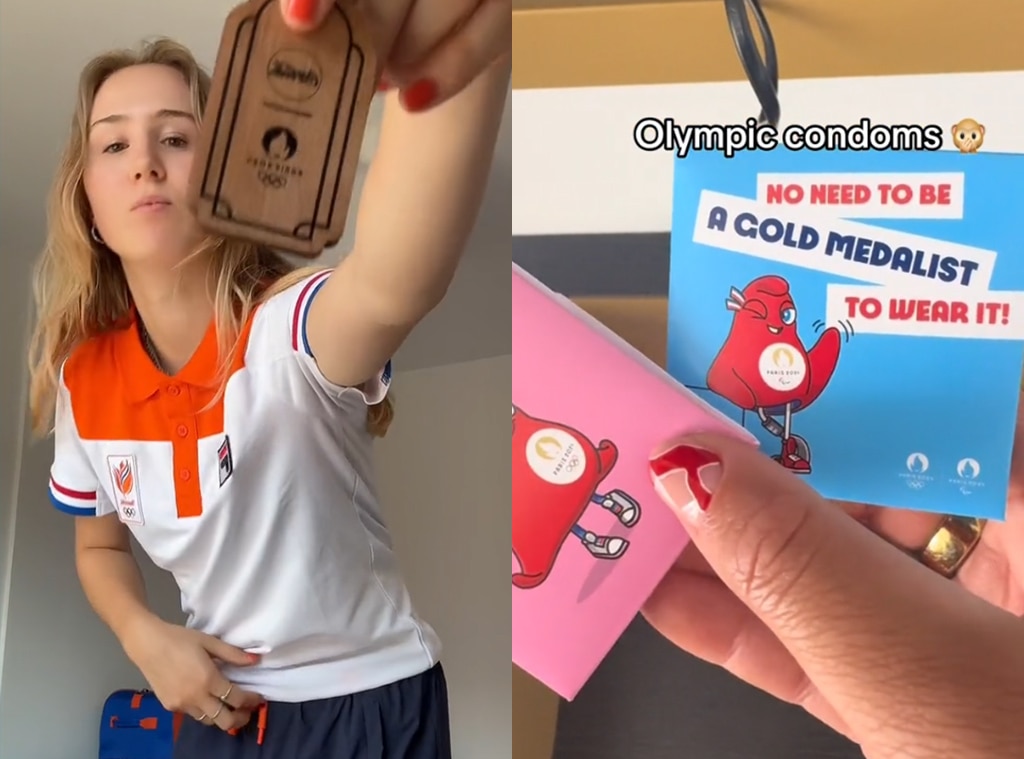 2024 Olympics: See Athletes Unwrap Condoms Stocked in Olympic Village