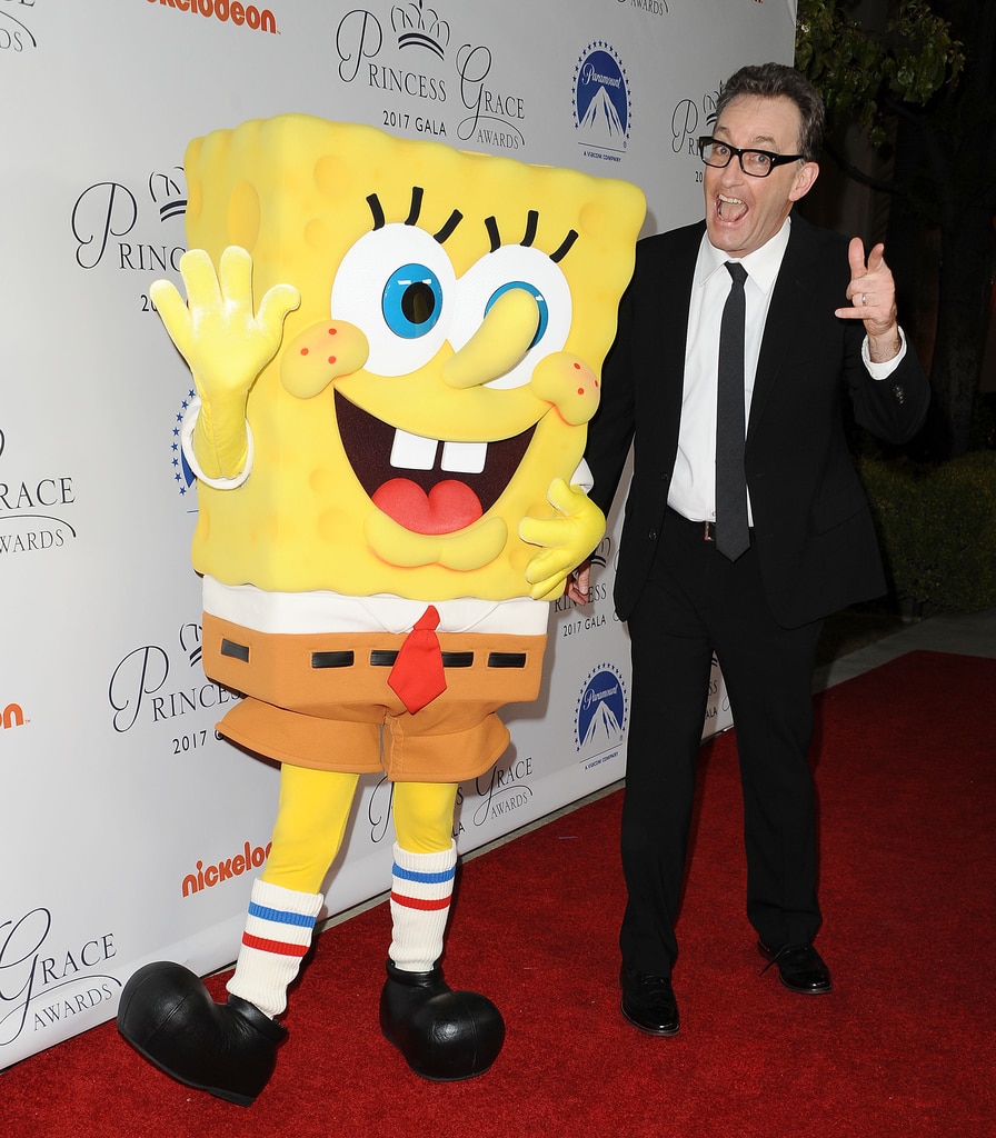 SpongeBob Star Jokes He’s in Throuple With Ariana Grande, Ethan Slater