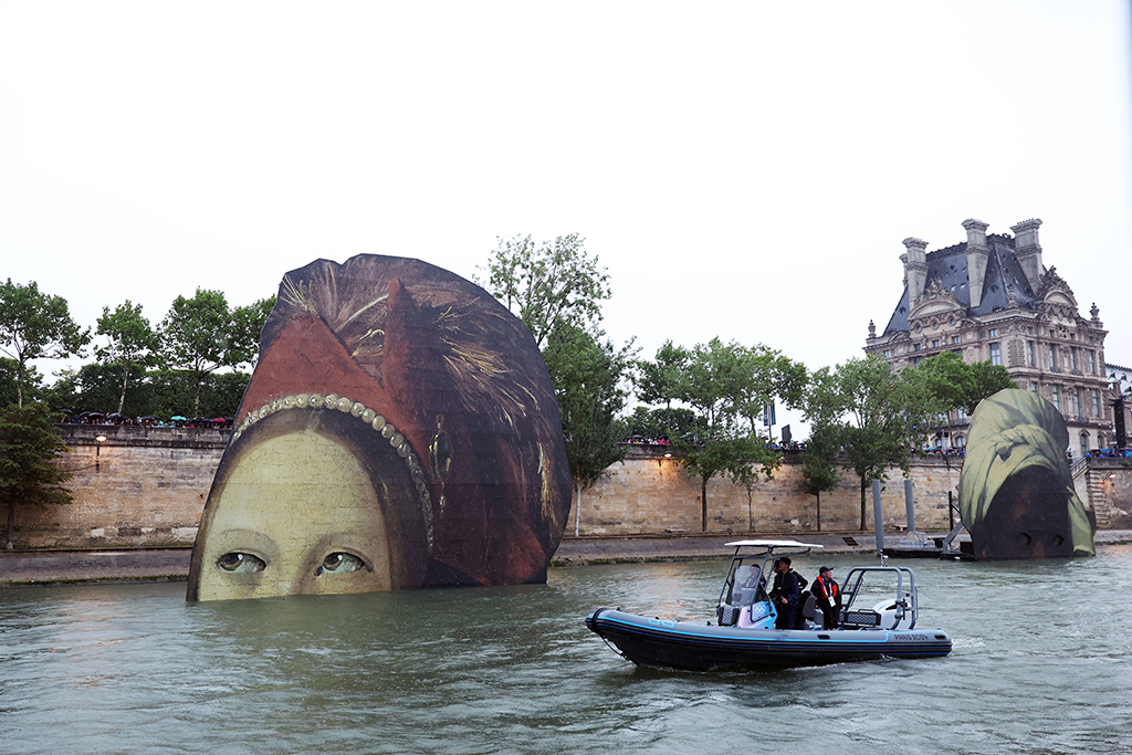 2024 Paris Olympics, opening ceremony, submerged artworks