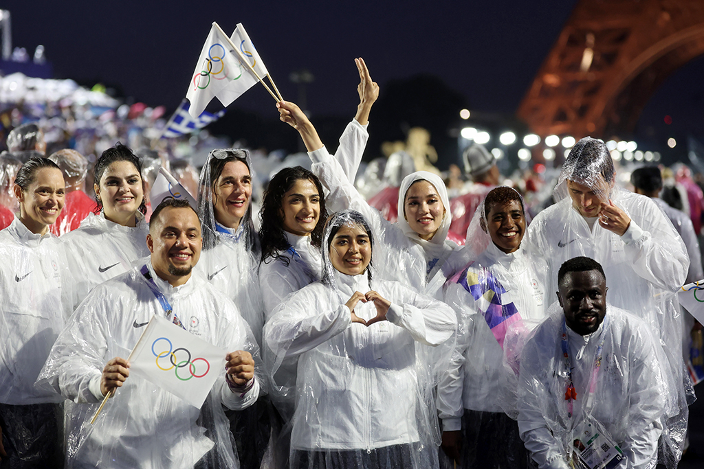 2024 Paris Olympics, opening ceremony, Refugee Olympic Team