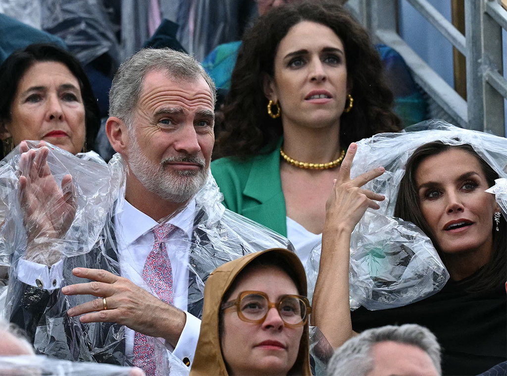 King of Spain Felipe VI, Queen Letizia, 2024 Olympics, Candids
