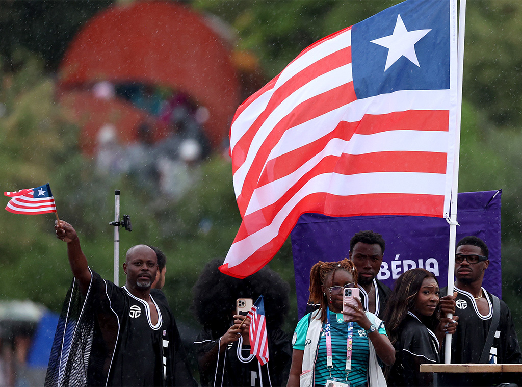 Team Liberia, 2024 Olympics, Opening Ceremony