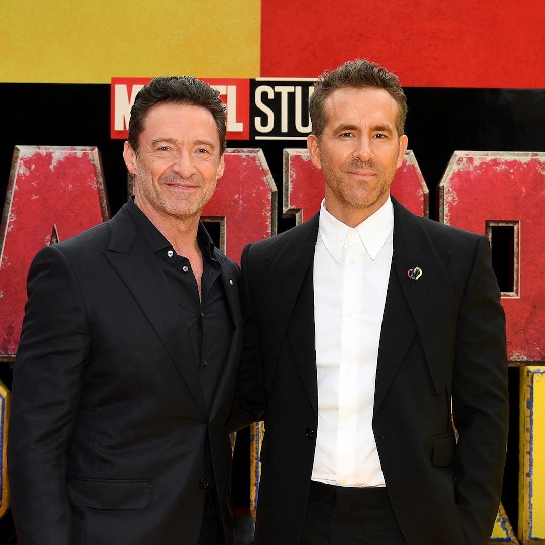 Hugh Jackman Gets Teased Over His Divorce in Deadpool & Wolverine – E! Online Hugh Jackman Gets Teased Over His Divorce in Deadpool & Wolverine – E! Online