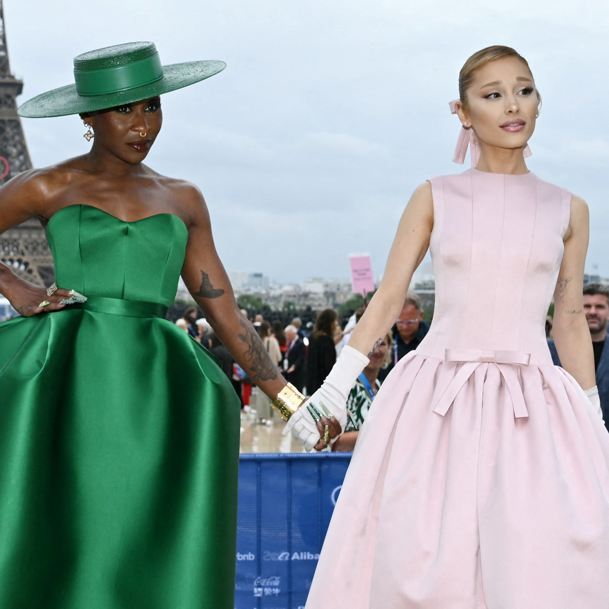 See Ariana Grande \u0026 Cynthia Erivo's Magical Wicked Reunion at Olympics, image size:1200x1200