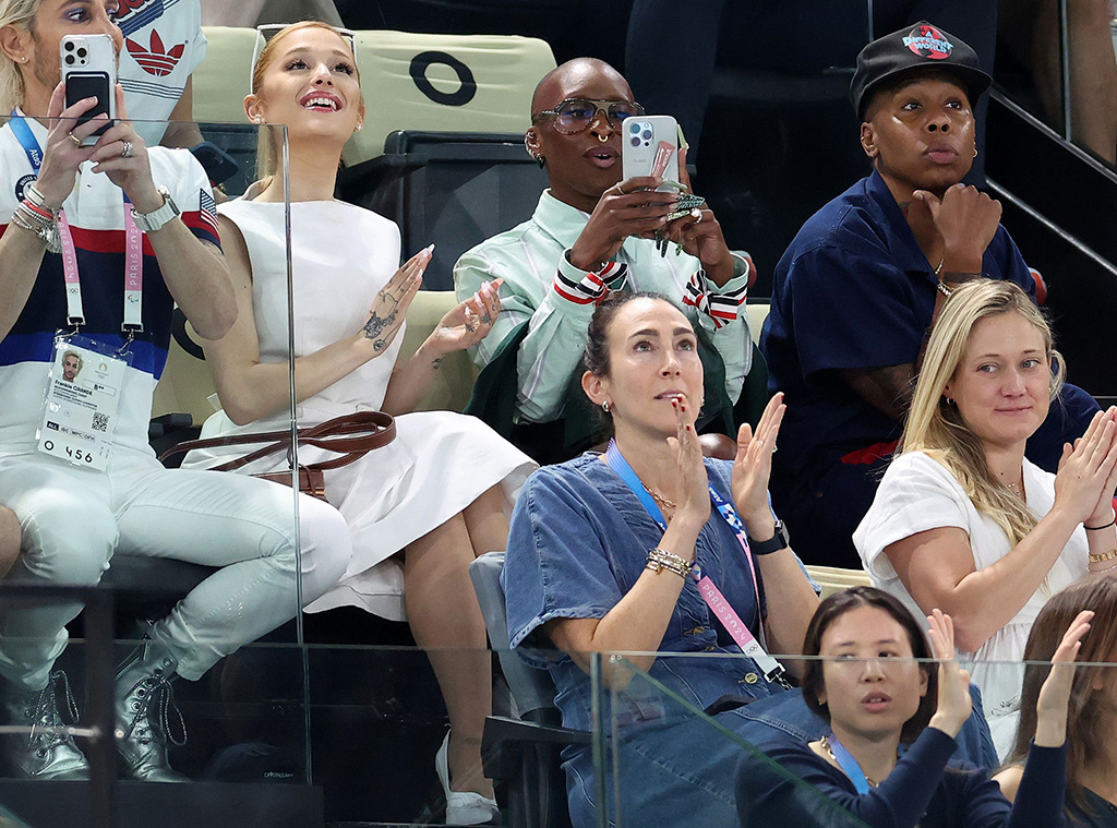 Ariana Grande, Cynthia Erivo and Lena Waithe, 2024 Olympics, Day 2, Star Sightings