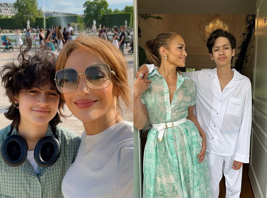 Jennifer Lopez'in İkizleri Max ve Emme Nadir Fotoğraflarla Büyüdü