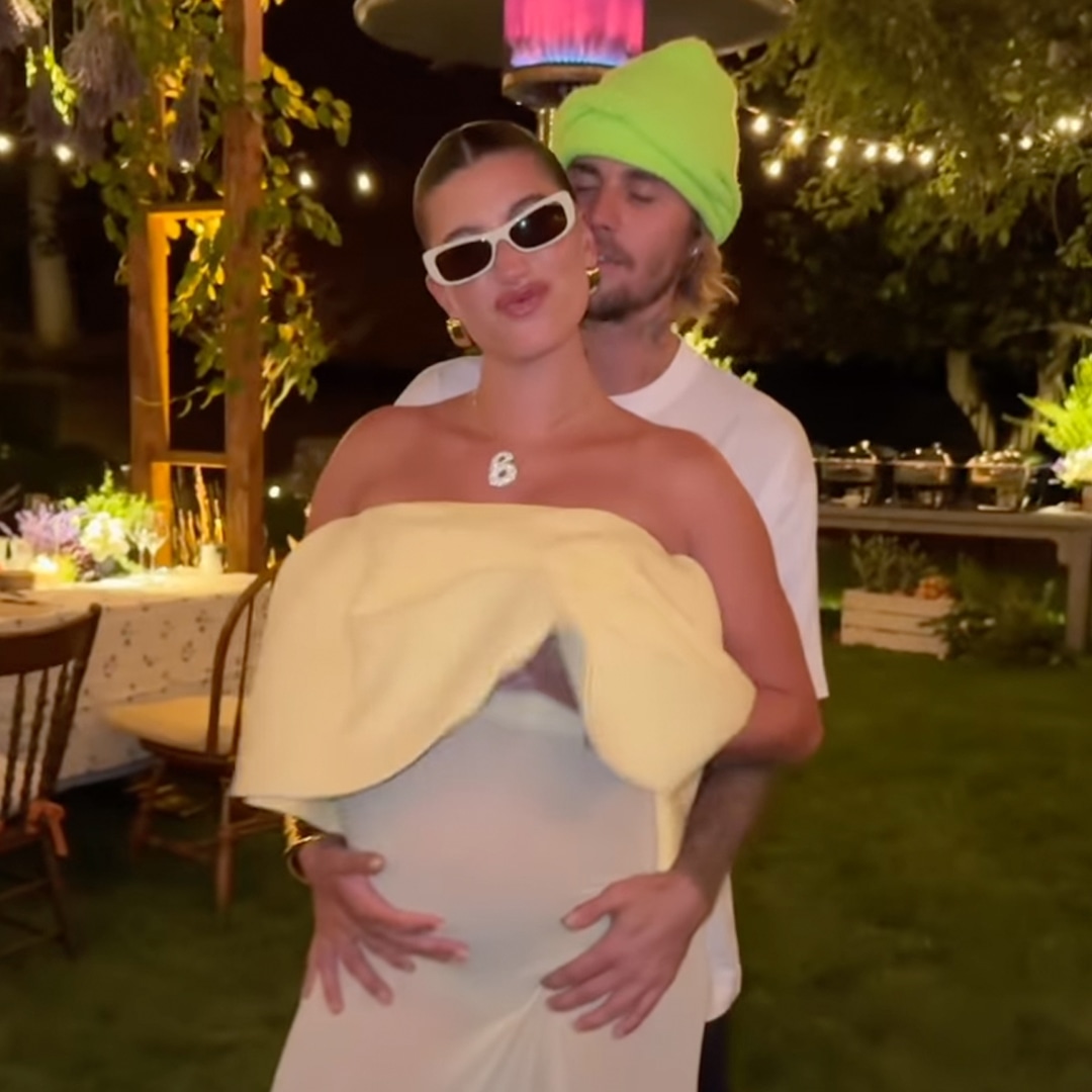 Justin Bieber Cradles Pregnant Hailey Bieber’s Baby Bump in New Video – E! Online Justin Bieber Cradles Pregnant Hailey Bieber’s Baby Bump in New Video – E! Online