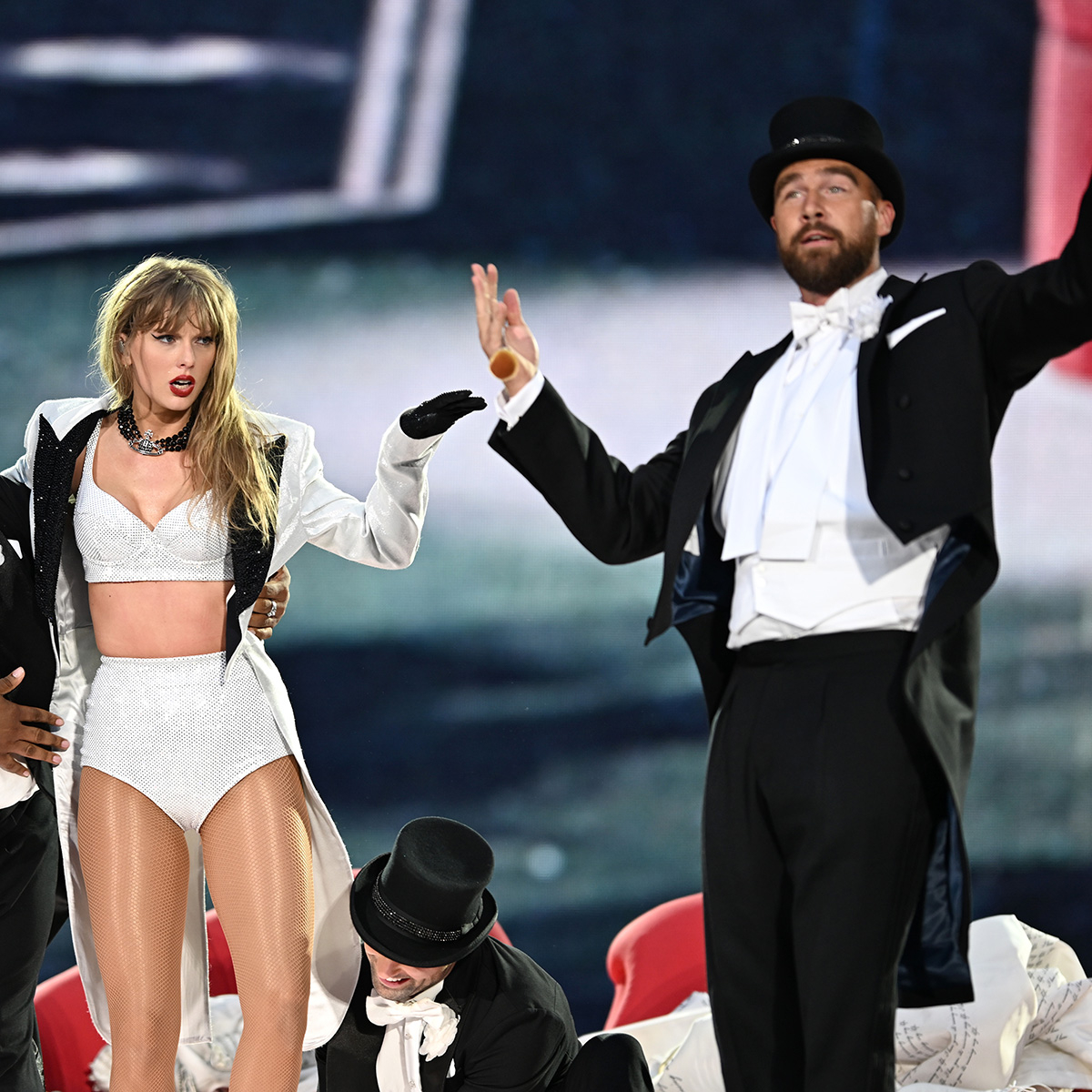 Travis Kelce Praises Taylor Swift For "Best In The World" Eras Tour