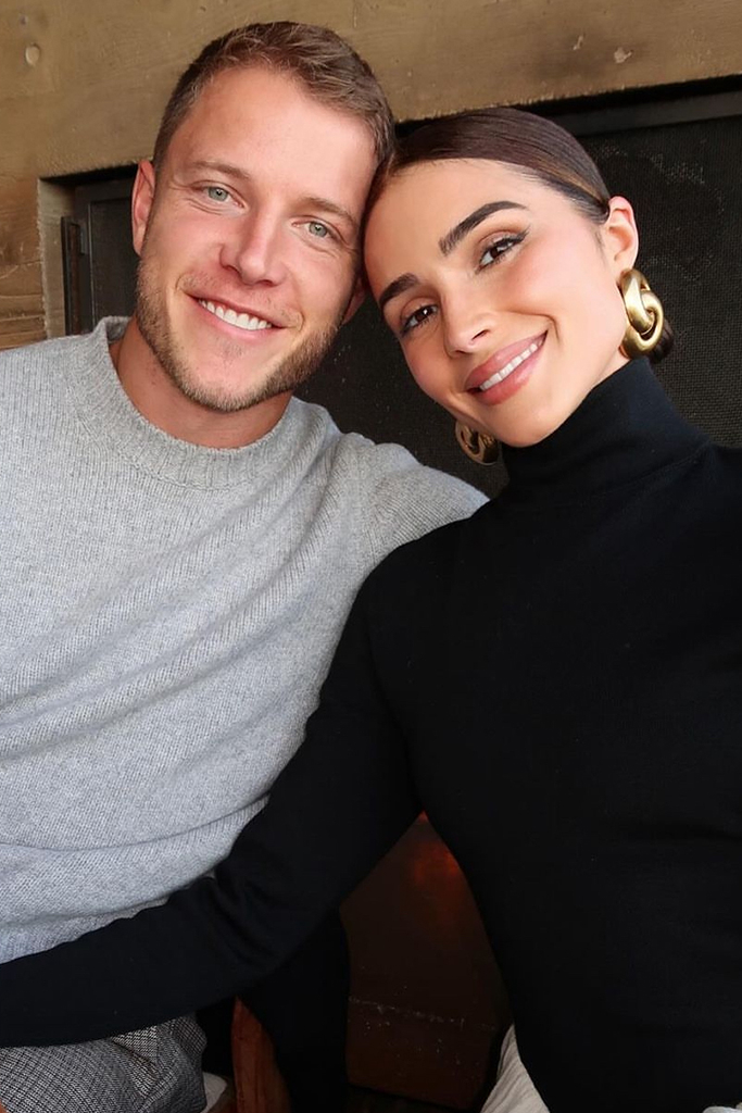 Olivia Culpo, Christian McCaffrey, Easter 2024