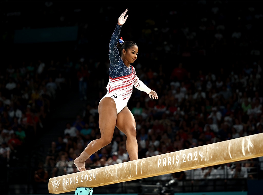 Jordan Chiles’ Parents Have Heartwarming Reaction to Balance Beam Fall