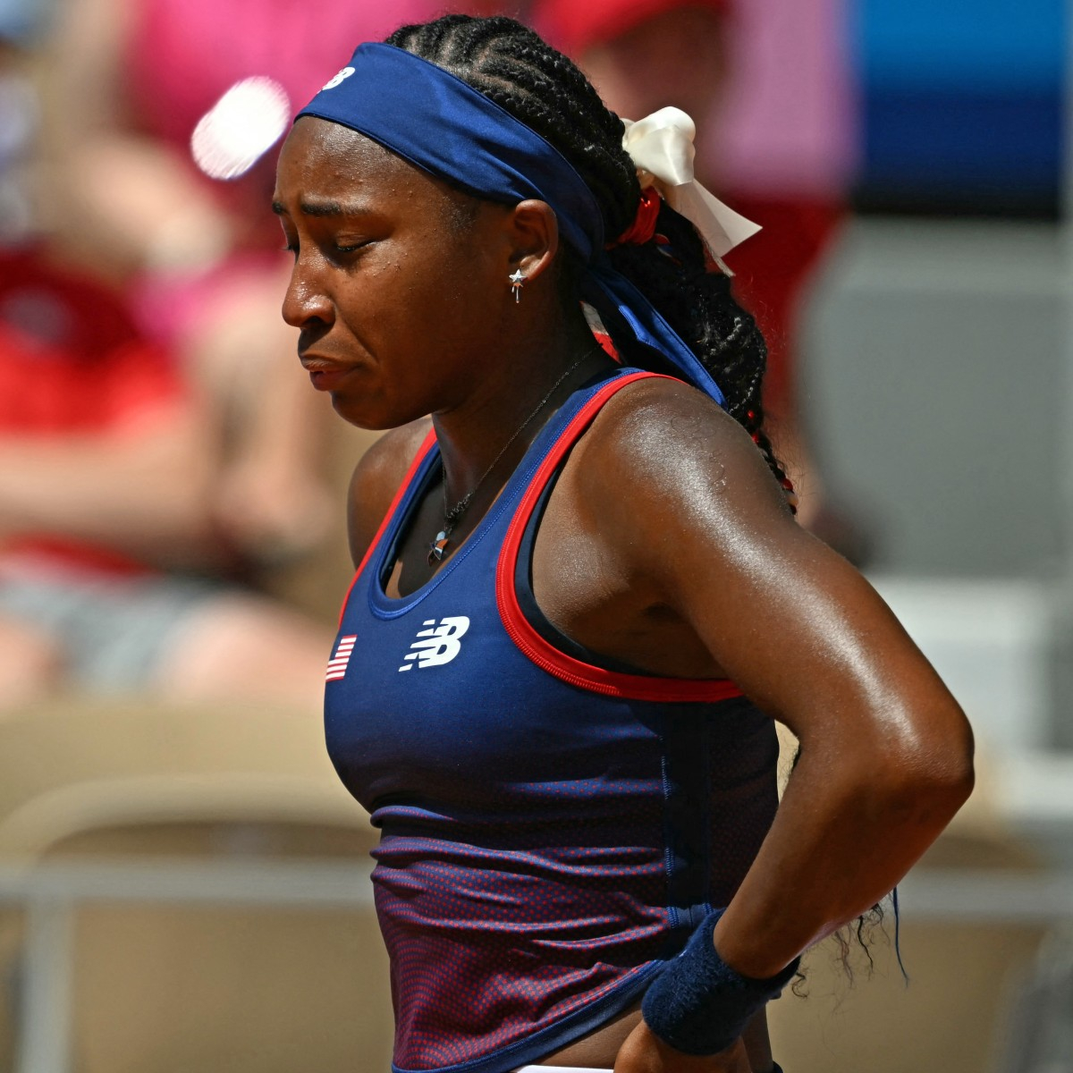 2024 Olympics: Coco Gauff Tears Up After Controversial Call From Tennis Umpire – E! Online