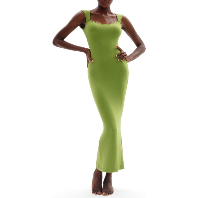 green emerald velvet dress Amazon Holiday Party Dresses main image 1
