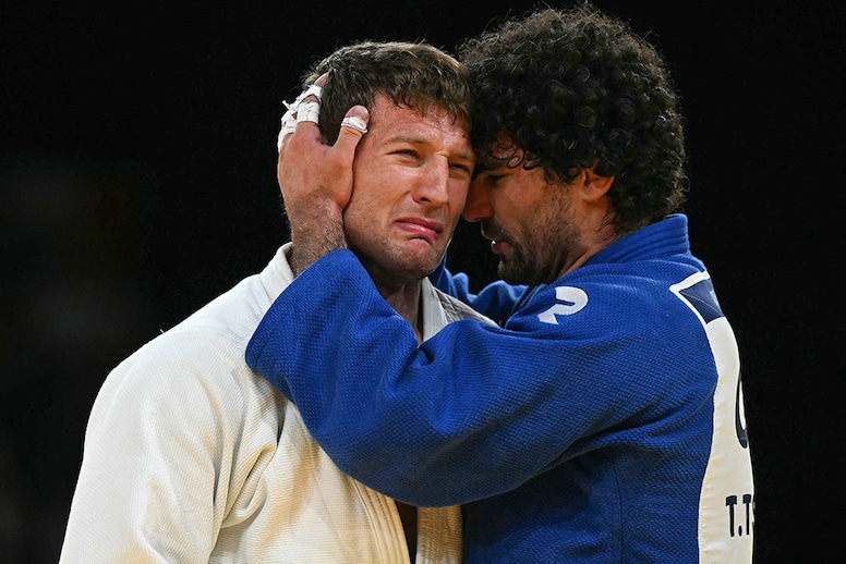 2024 Paris Olympics, judo, emotional photos