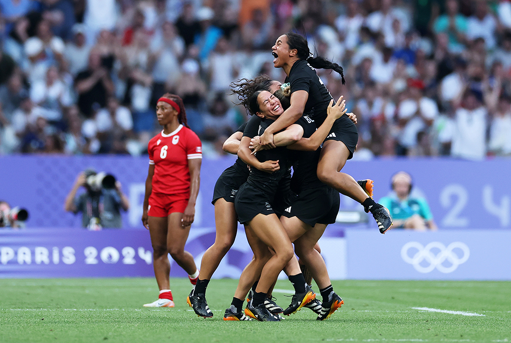 2024 Paris Olympics, Team New Zealand, rugby, emotional photos