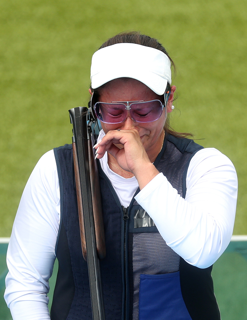 2024 Paris Olympics, Adriana Ruano Oliva , shooting, emotional photos