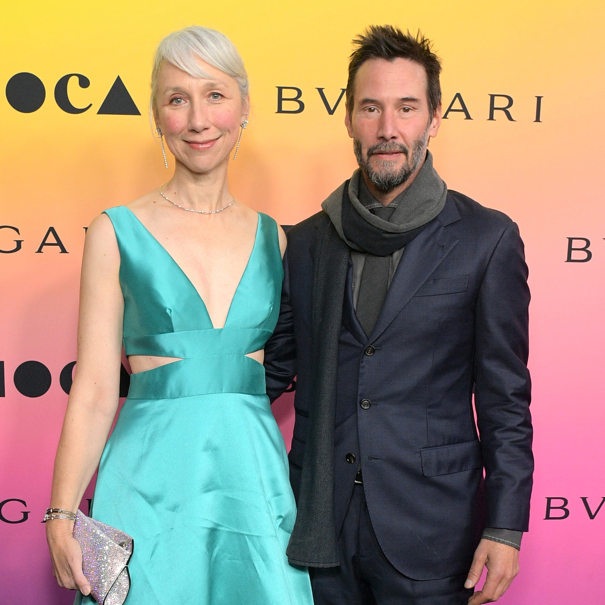 Keanu Reeves & Alexandra Grant Take Winning Romance to Germany