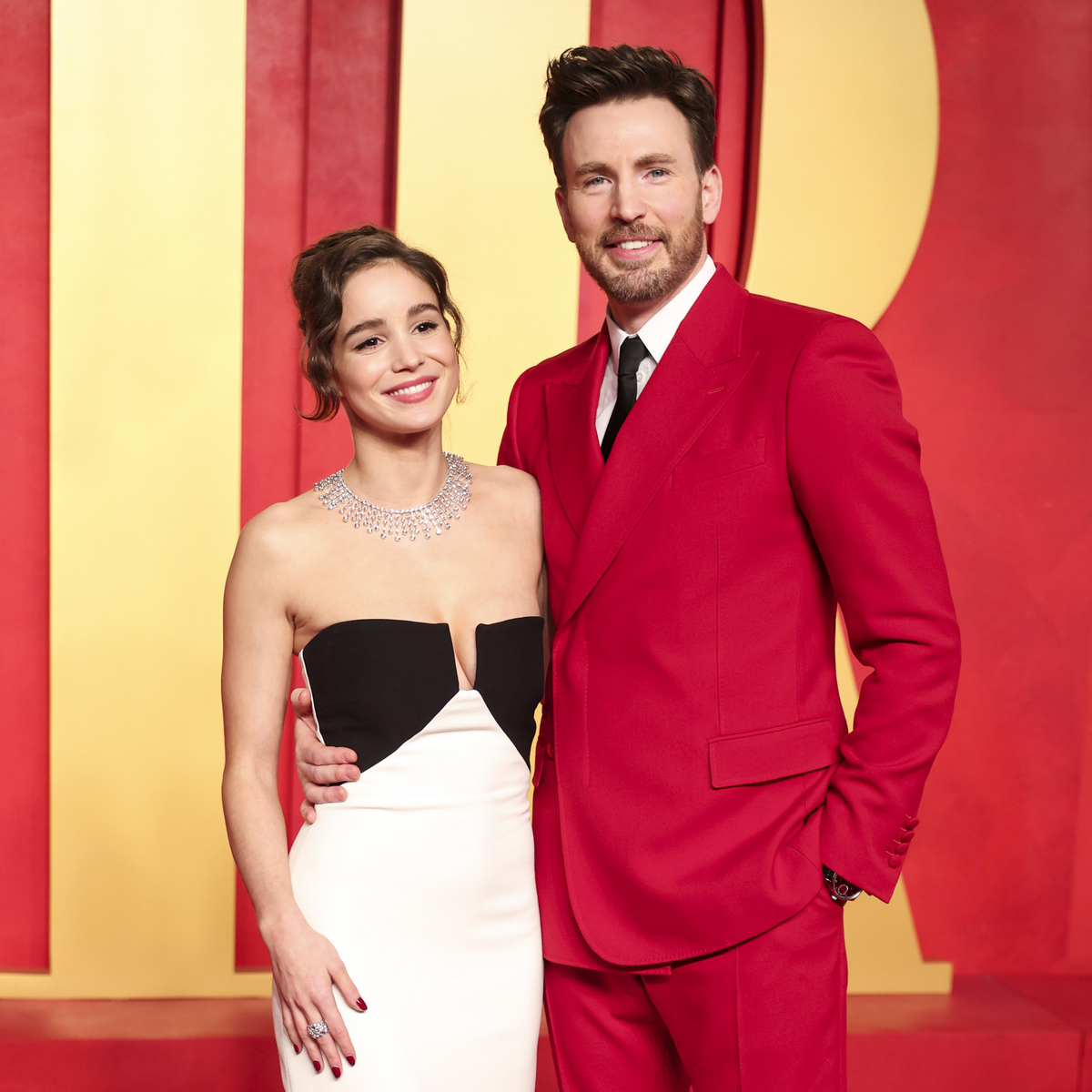 See Chris Evans’ Wife Alba Baptista Show Support for Him at Premiere