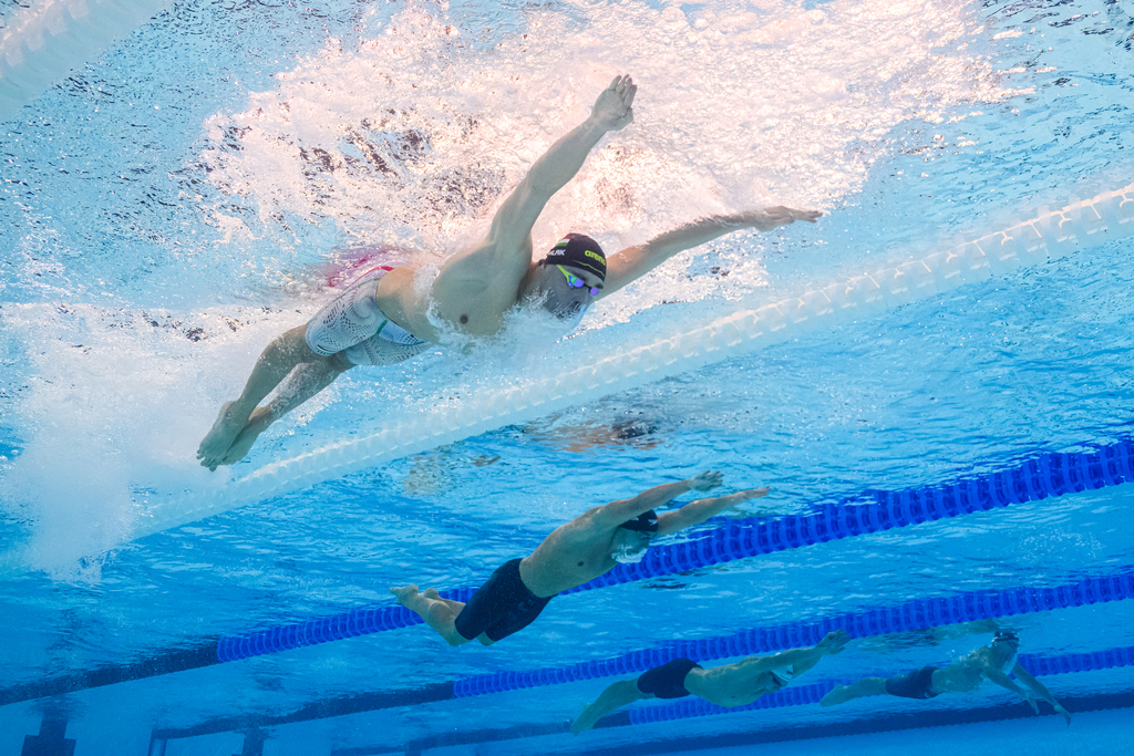 Olympic questions, swimming underwater