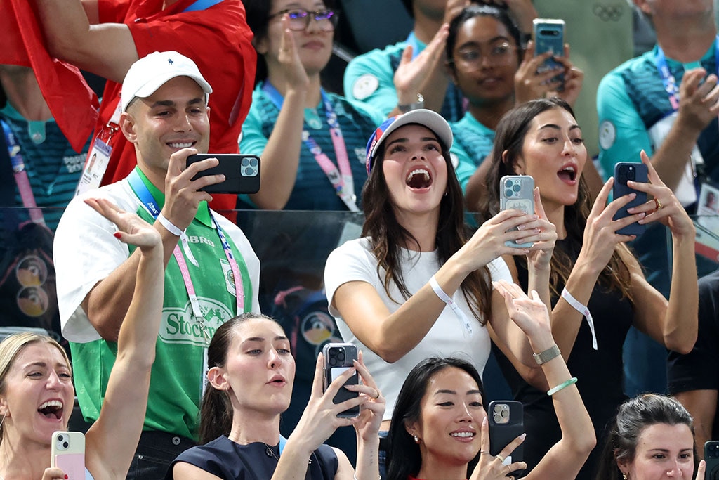 Kendall Jenner & Ex Devin Booker Spotted in Each Other's Olympics Vids