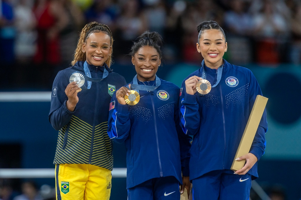 Why Simone Biles Was "Stressing" Competing Against Rebeca Andrade