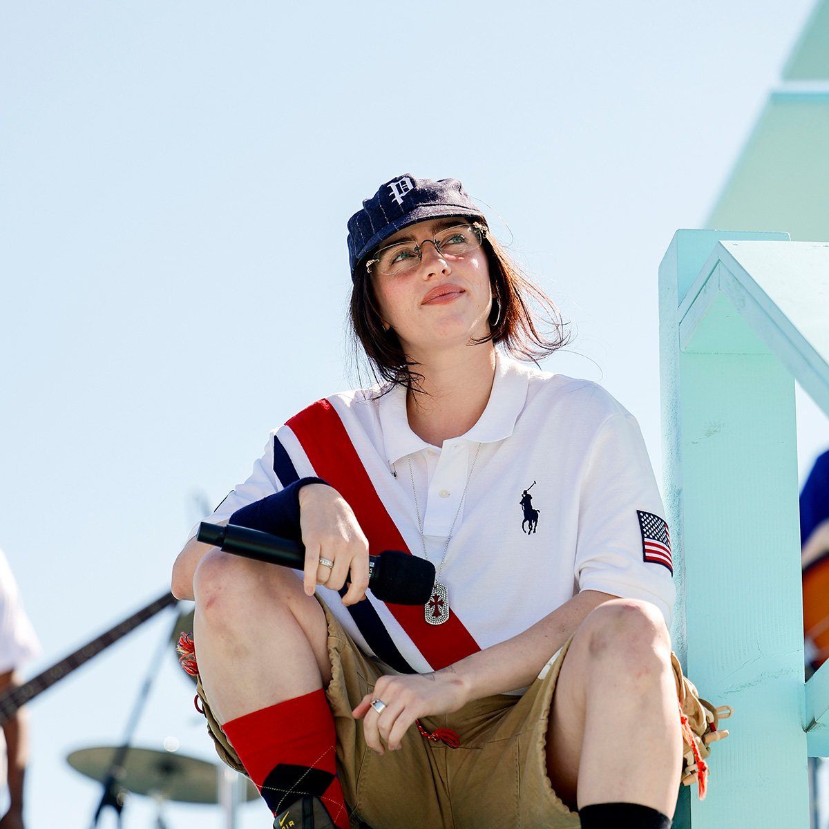 Billie Eilish Welcomes the Olympics to L.A. With Beachside Performance