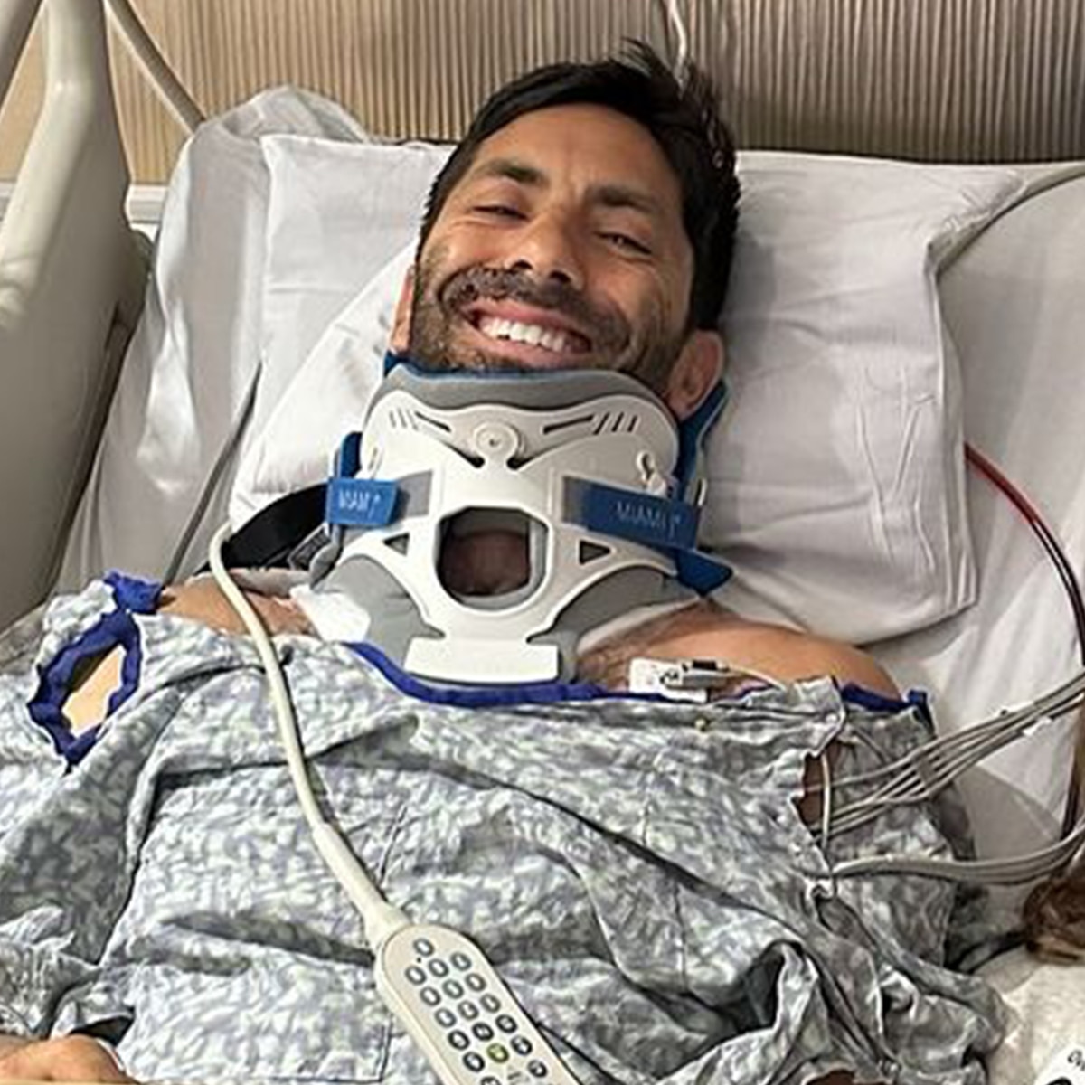 O apresentador do Catfish, Nev Schulman, conta que quebrou o pescoço em um acidente de bicicleta