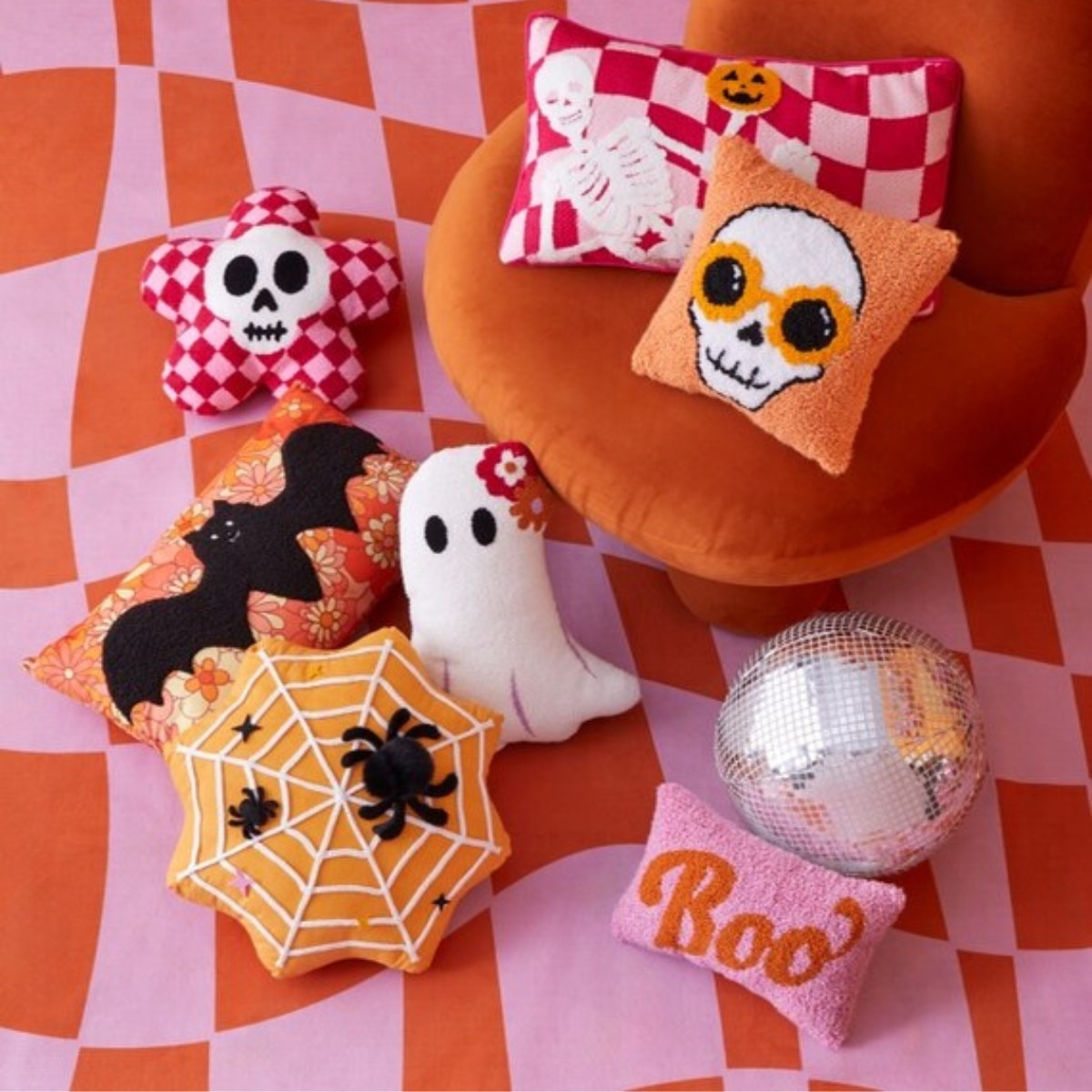 Pastel Pink Halloween outlet Decor Bundle Ghost Witches