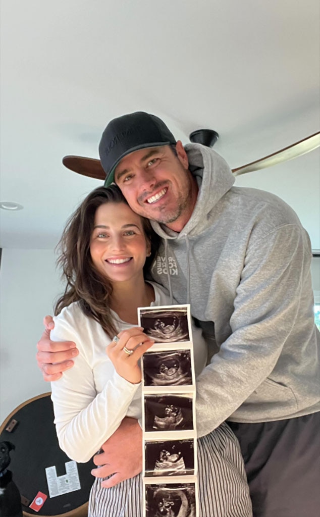 O solteiro Ben Higgins e sua esposa Jessica Clarke esperando o primeiro filho