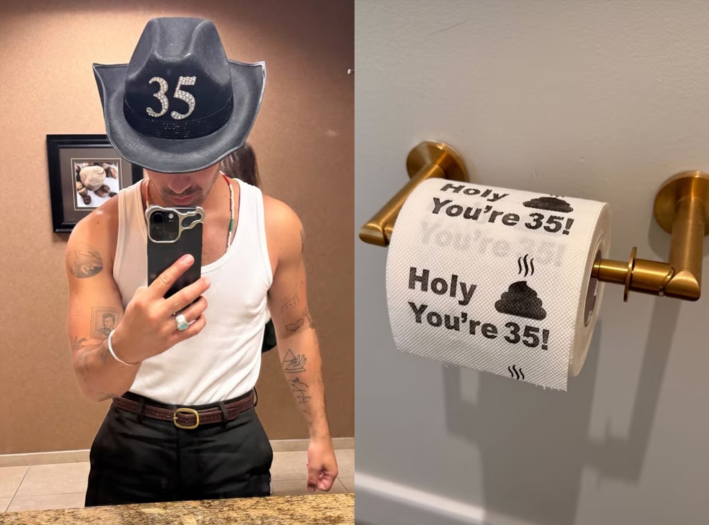 Joe Jonas compartilha foto atrevida da péssima comemoração do 35º aniversário