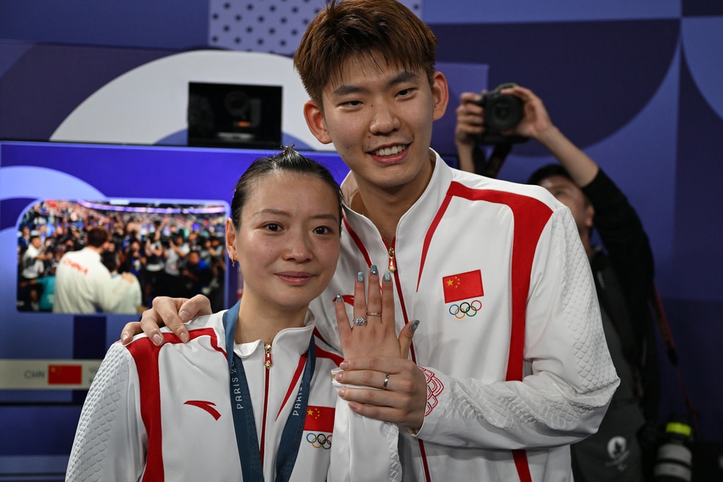 Badmintonspieler Huang Yaqiong gewinnt kurz vor dem Engagement olympisches Gold