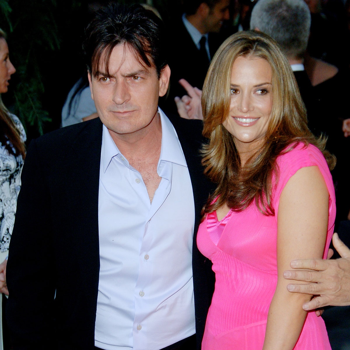 Charlie Sheen and Brooke Mueller