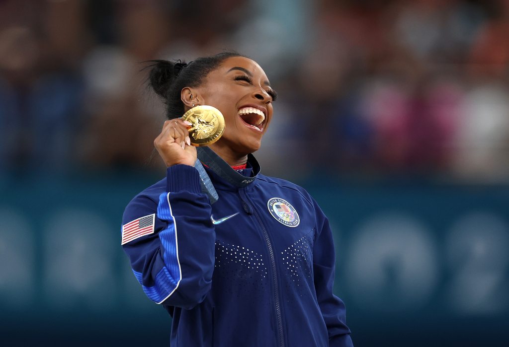 Simone Biles at Paris Olympics