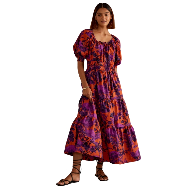strapless open back dress Vintage Nipon Boutique Colourblock Purple Magenta 100% Silk Shift Dres – Le  Prix Fashion & Consulting main image 1