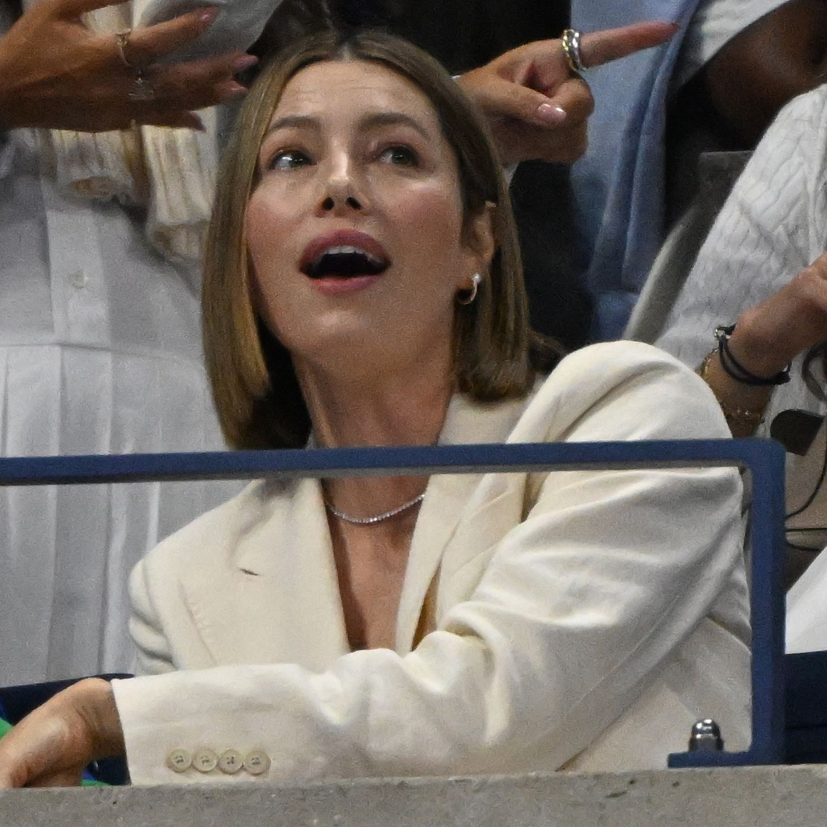 Jessica Biel and Son Silas Timberlake Serve Up Adorable Bonding Moment in Rare Photo at U.S. Open – E! Online