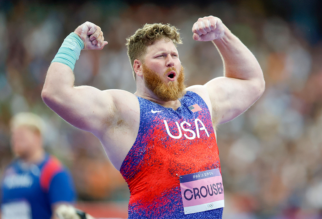 Ryan Crouser, 2024 Paris Olympics, gold medal, shot put, Team USA