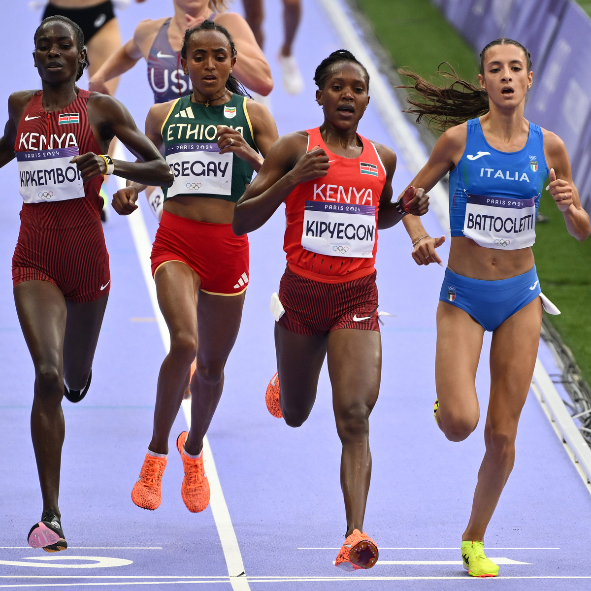 Olympic controversy, 5000 meters, Nadia Battocletti, Gudaf Tsegay, Faith Kipyegon