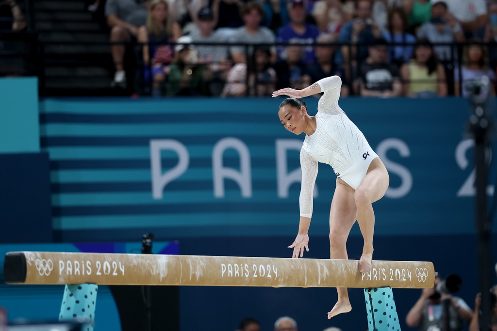 Olympic controversy, quiet beam, Suni Lee