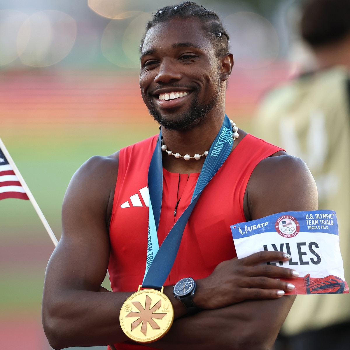 Noah Lyles ถอนตัวจากการแข่งขันกีฬาโอลิมปิกปี 2024 หลังการวินิจฉัยโรคโควิด