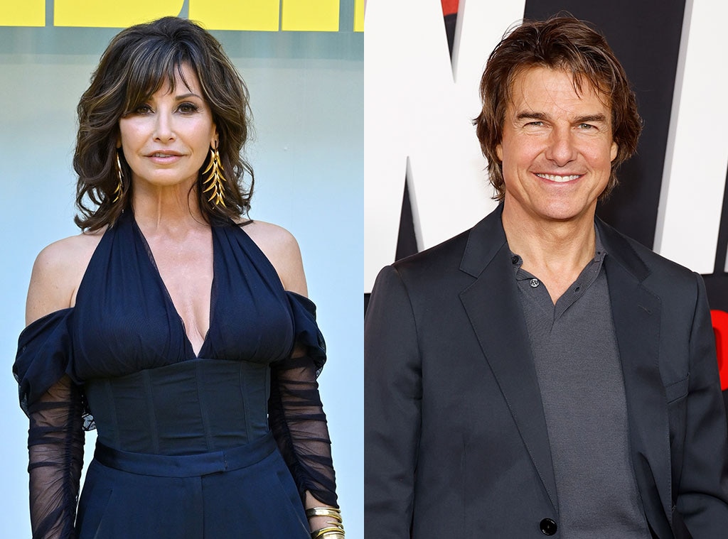 Gina Gershon quase quebrou o nariz de Tom Cruise filmando cena de sexo com coquetel