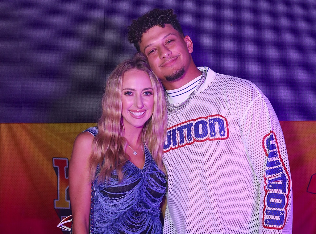 Brittany Mahomes embarazada trollea a Patrick Mahomes por un percance en el vestuario