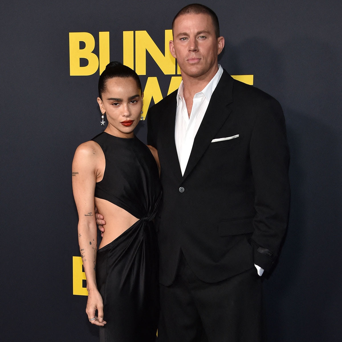 Channing Tatum and Zoe Kravitz at Blink Twice Premiere